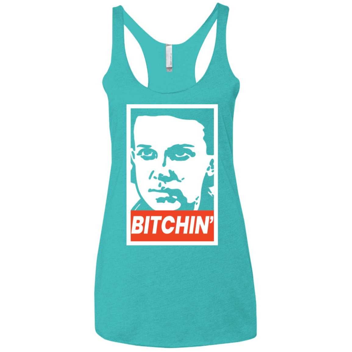 T-Shirts Tahiti Blue / X-Small BITCHIN' Women's Triblend Racerback Tank