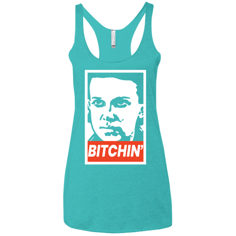 T-Shirts Tahiti Blue / X-Small BITCHIN' Women's Triblend Racerback Tank