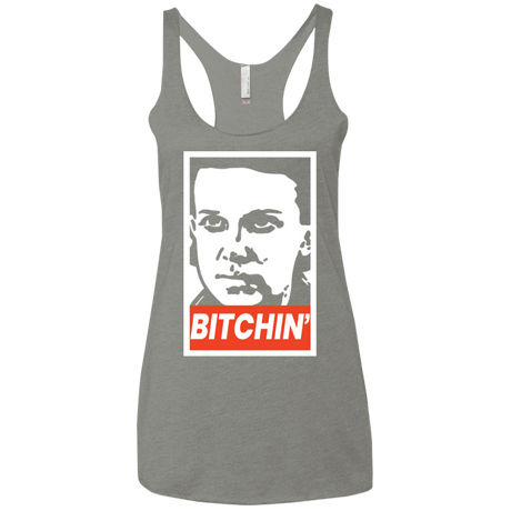 T-Shirts Venetian Grey / X-Small BITCHIN' Women's Triblend Racerback Tank