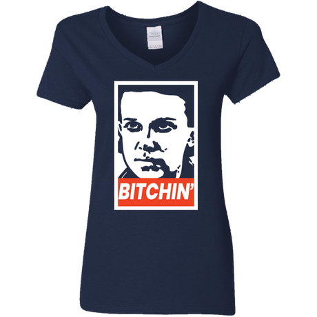 T-Shirts Navy / S BITCHIN' Women's V-Neck T-Shirt