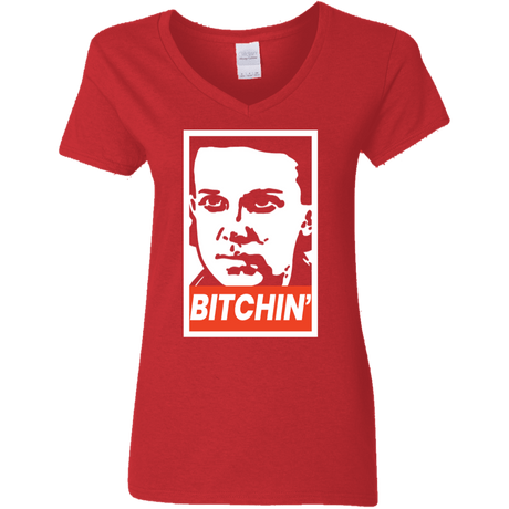 T-Shirts Red / S BITCHIN' Women's V-Neck T-Shirt