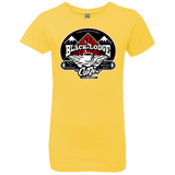 T-Shirts Vibrant Yellow / YXS Black Lodge Coffee Company Girls Premium T-Shirt