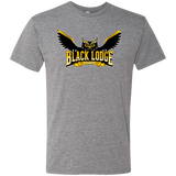 T-Shirts Premium Heather / Small Black Lodge Owls Men's Triblend T-Shirt
