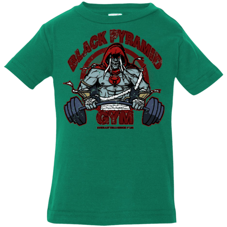 T-Shirts Kelly / 6 Months Black Pyramid Gym Infant Premium T-Shirt