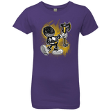 T-Shirts Purple Rush / YXS Black Ranger Artwork Girls Premium T-Shirt