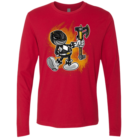T-Shirts Red / Small Black Ranger Artwork Men's Premium Long Sleeve