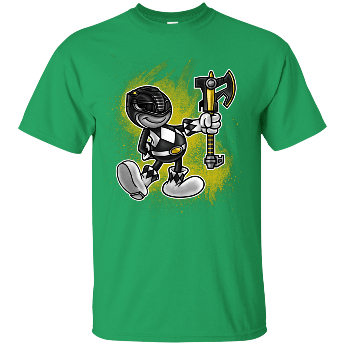 T-Shirts Irish Green / Small Black Ranger Artwork T-Shirt