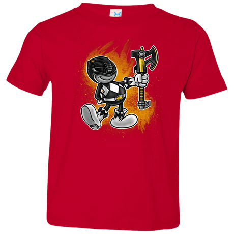 T-Shirts Red / 2T Black Ranger Artwork Toddler Premium T-Shirt
