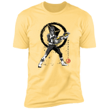 T-Shirts Banana Cream / S Black Ranger sumi-e Men's Premium T-Shirt