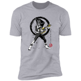 T-Shirts Heather Grey / S Black Ranger sumi-e Men's Premium T-Shirt