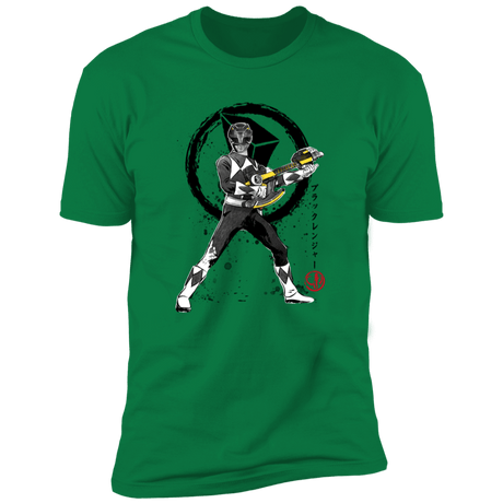 T-Shirts Kelly Green / S Black Ranger sumi-e Men's Premium T-Shirt
