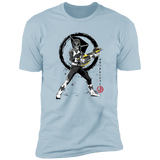 T-Shirts Light Blue / S Black Ranger sumi-e Men's Premium T-Shirt