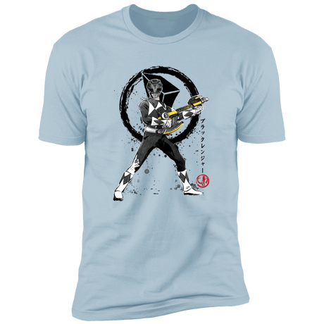 T-Shirts Light Blue / S Black Ranger sumi-e Men's Premium T-Shirt