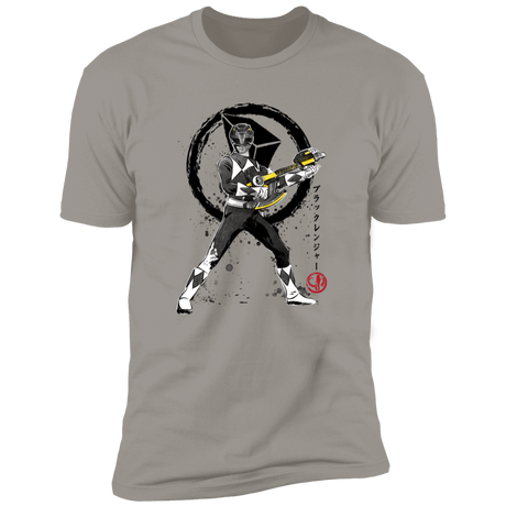 T-Shirts Light Grey / S Black Ranger sumi-e Men's Premium T-Shirt