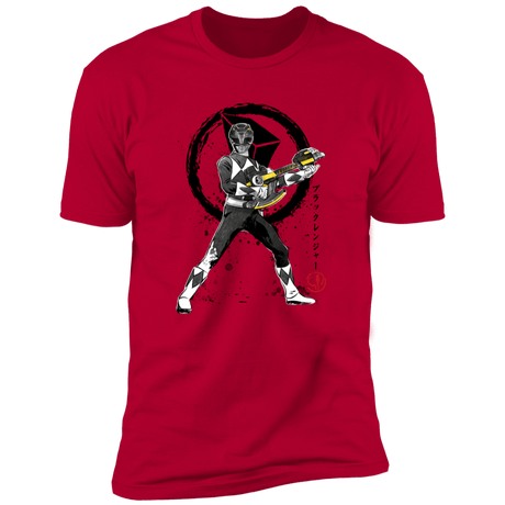 T-Shirts Red / S Black Ranger sumi-e Men's Premium T-Shirt