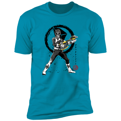 T-Shirts Turquoise / S Black Ranger sumi-e Men's Premium T-Shirt