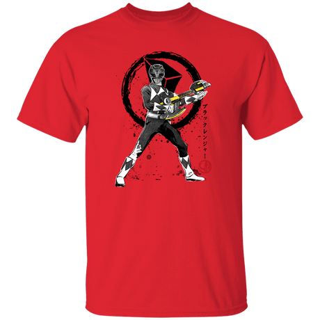 T-Shirts Red / S Black Ranger sumi-e T-Shirt