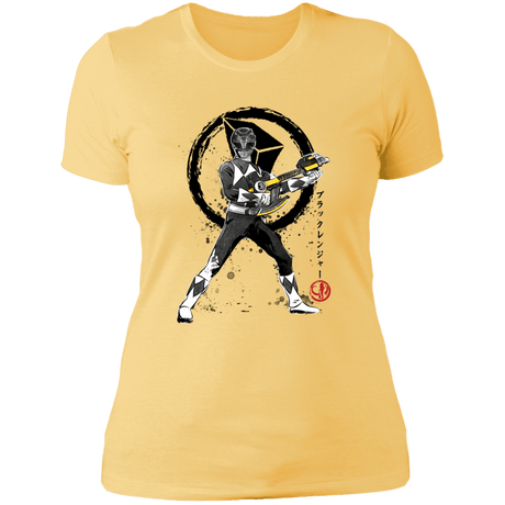 T-Shirts Banana Cream/ / S Black Ranger sumi-e Women's Premium T-Shirt