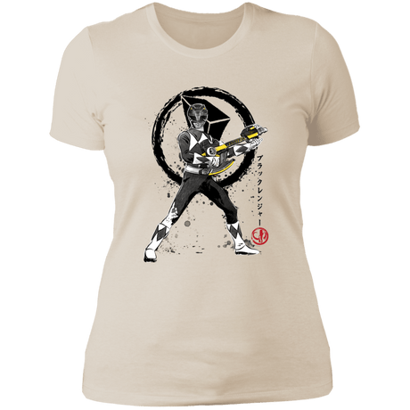 T-Shirts Ivory/ / S Black Ranger sumi-e Women's Premium T-Shirt