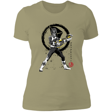 T-Shirts Light Olive / S Black Ranger sumi-e Women's Premium T-Shirt