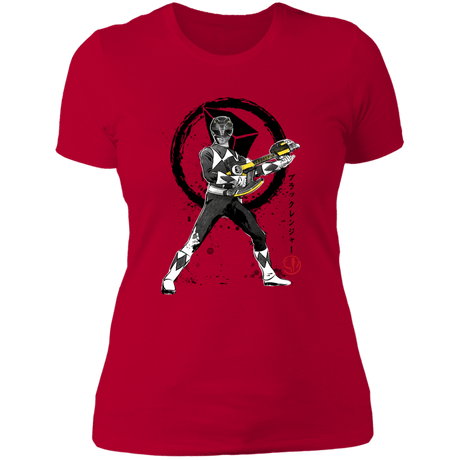 T-Shirts Red / S Black Ranger sumi-e Women's Premium T-Shirt