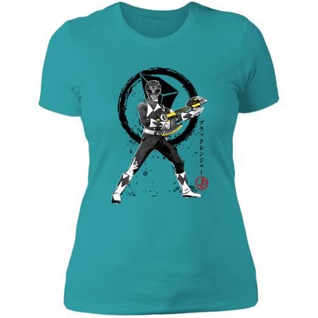 T-Shirts Tahiti Blue / S Black Ranger sumi-e Women's Premium T-Shirt