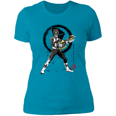 T-Shirts Turquoise / S Black Ranger sumi-e Women's Premium T-Shirt