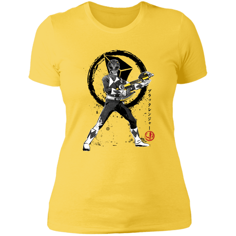 T-Shirts Vibrant Yellow / S Black Ranger sumi-e Women's Premium T-Shirt