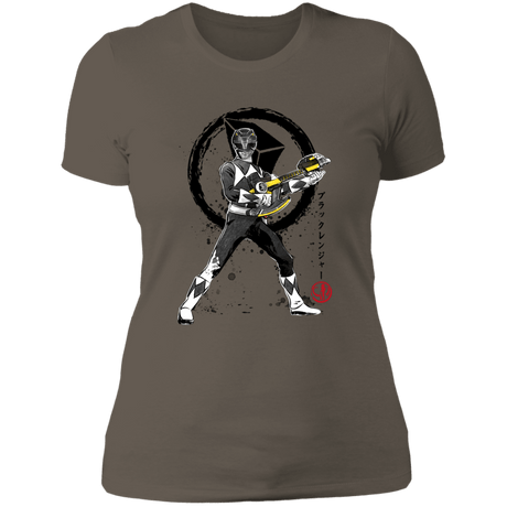 T-Shirts Warm Grey / S Black Ranger sumi-e Women's Premium T-Shirt
