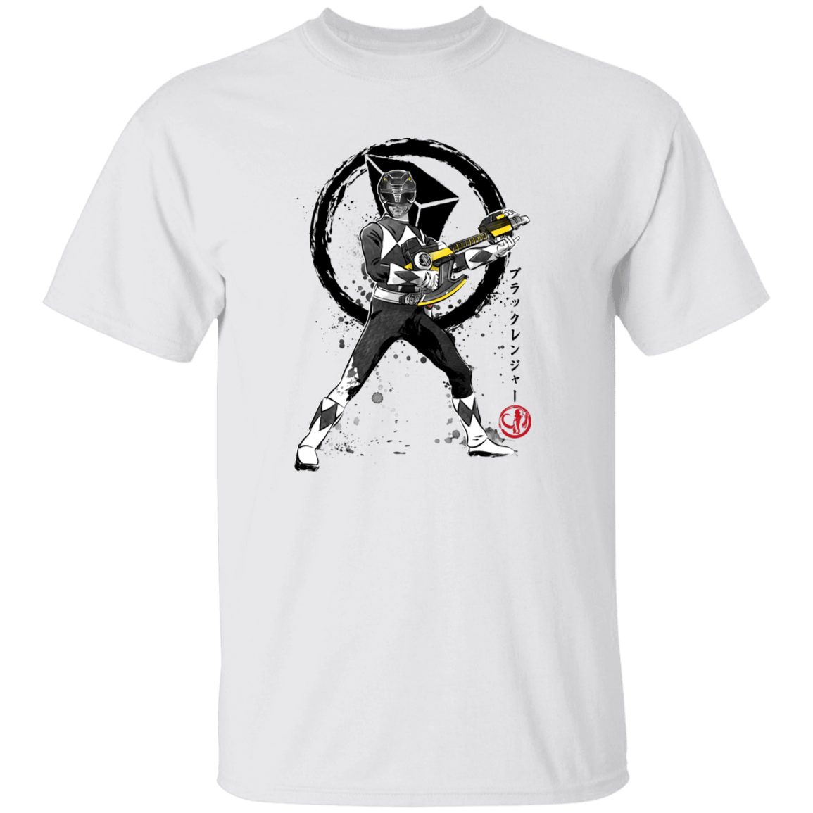 T-Shirts White / YXS Black Ranger sumi-e Youth T-Shirt