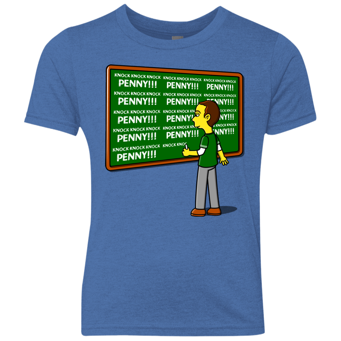 T-Shirts Vintage Royal / YXS Blackboard Theory Youth Triblend T-Shirt