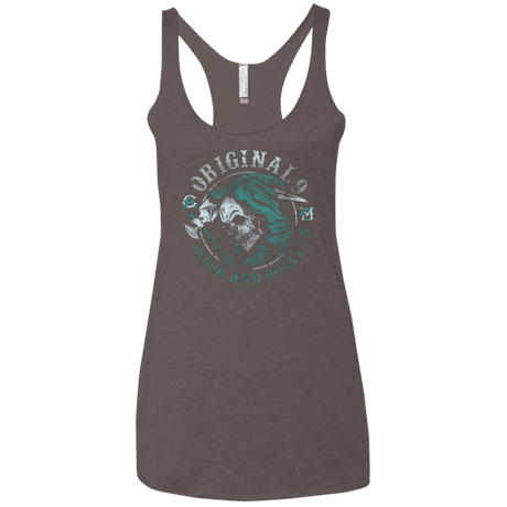 T-Shirts Macchiato / X-Small Blood and Bullets Women's Triblend Racerback Tank