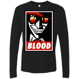 T-Shirts Black / Small Blood Men's Premium Long Sleeve