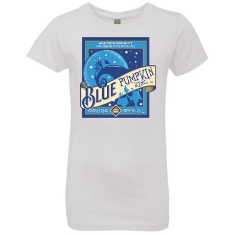 T-Shirts White / YXS Blue Pumpkin King Girls Premium T-Shirt