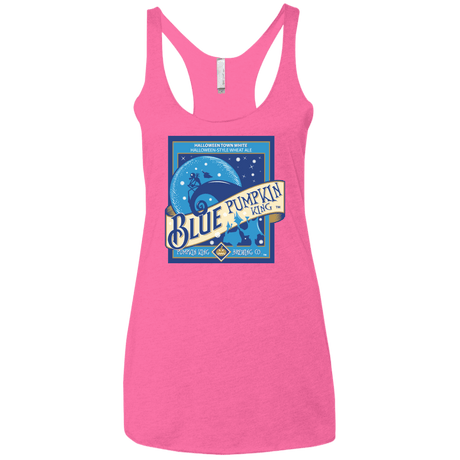 T-Shirts Vintage Pink / X-Small Blue Pumpkin King Women's Triblend Racerback Tank