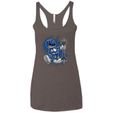 T-Shirts Macchiato / X-Small Blue Ranger Artwork Women's Triblend Racerback Tank