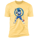 T-Shirts Banana Cream / S Blue Ranger sumi-e Men's Premium T-Shirt