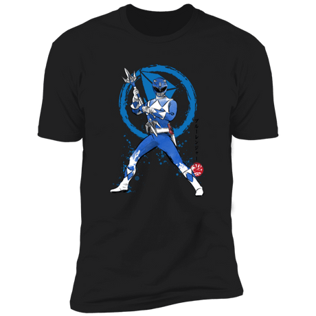 T-Shirts Black / S Blue Ranger sumi-e Men's Premium T-Shirt