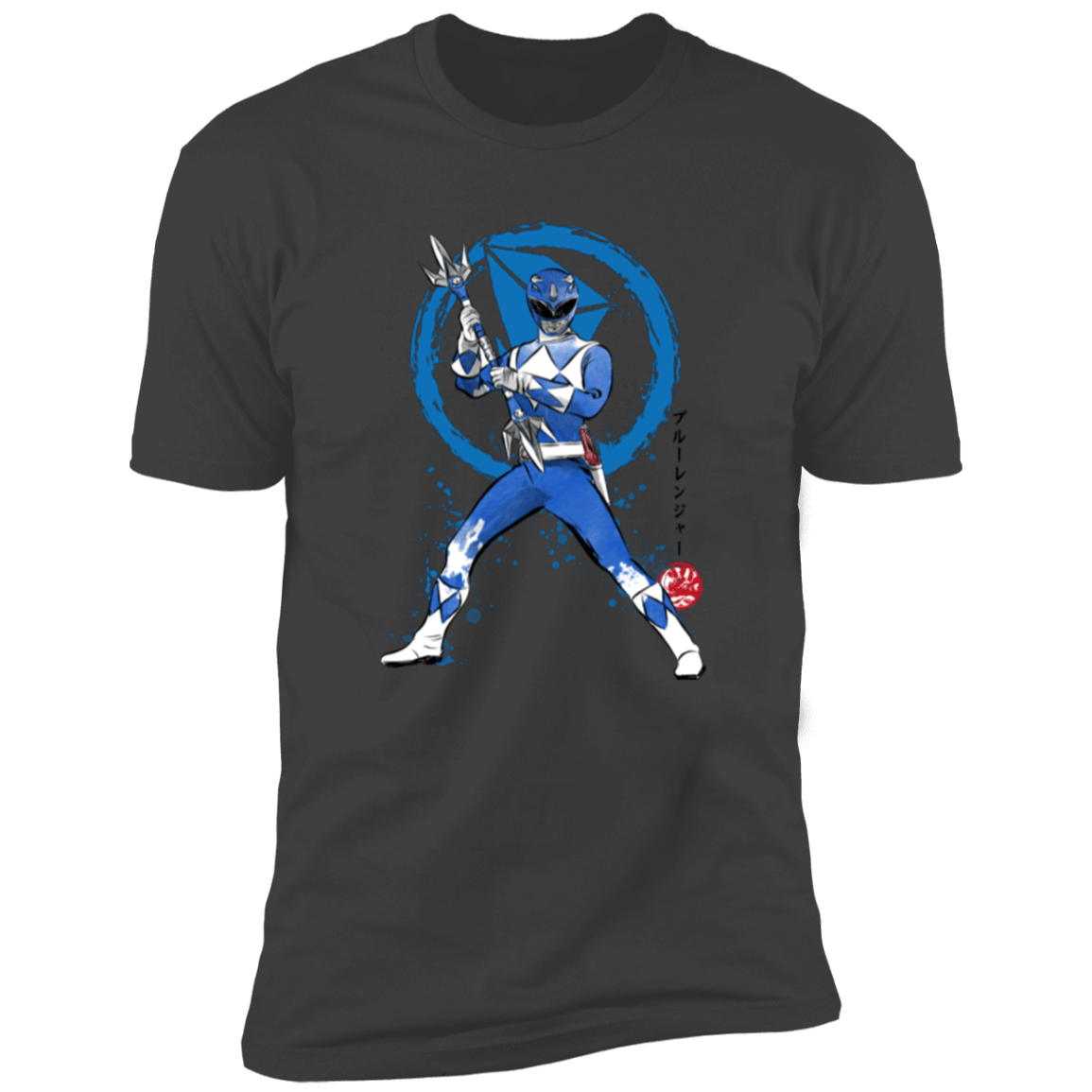 T-Shirts Heavy Metal / S Blue Ranger sumi-e Men's Premium T-Shirt