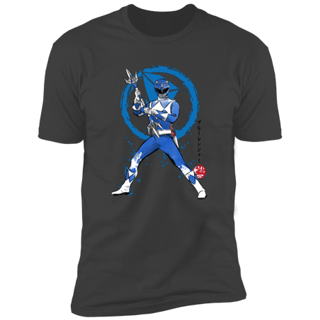 T-Shirts Heavy Metal / S Blue Ranger sumi-e Men's Premium T-Shirt