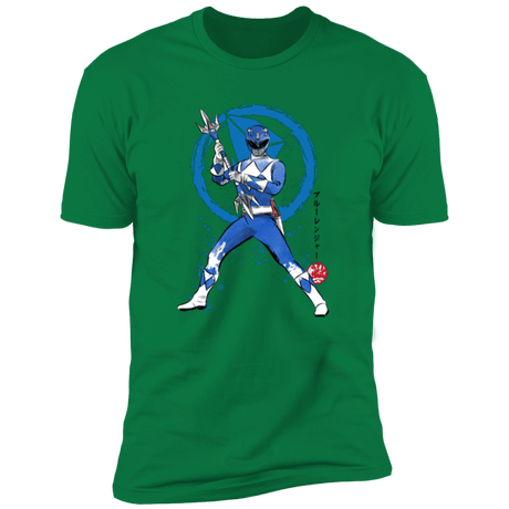 T-Shirts Kelly Green / S Blue Ranger sumi-e Men's Premium T-Shirt
