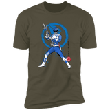 T-Shirts Military Green / S Blue Ranger sumi-e Men's Premium T-Shirt