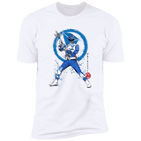 T-Shirts White / S Blue Ranger sumi-e Men's Premium T-Shirt