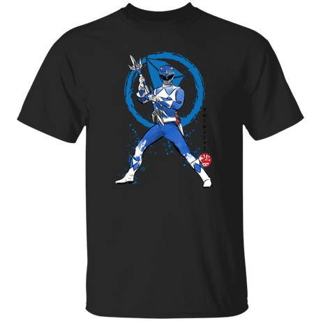 T-Shirts Black / S Blue Ranger sumi-e T-Shirt