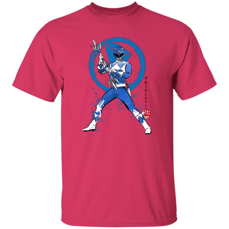 T-Shirts Heliconia / S Blue Ranger sumi-e T-Shirt