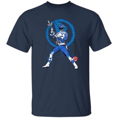 T-Shirts Navy / S Blue Ranger sumi-e T-Shirt