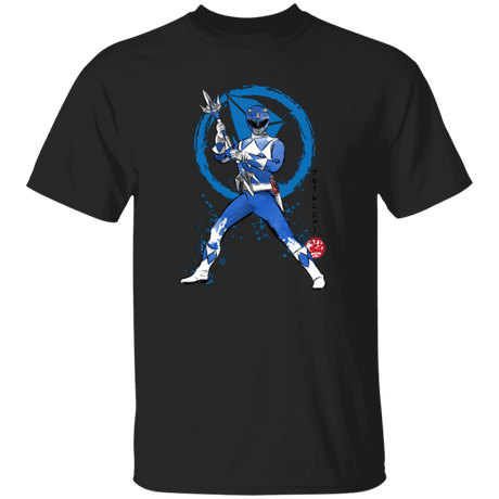 T-Shirts Black / YXS Blue Ranger sumi-e Youth T-Shirt