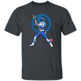 T-Shirts Dark Heather / YXS Blue Ranger sumi-e Youth T-Shirt