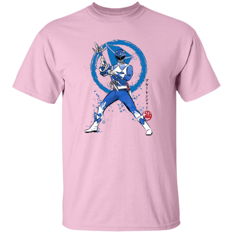 T-Shirts Light Pink / YXS Blue Ranger sumi-e Youth T-Shirt