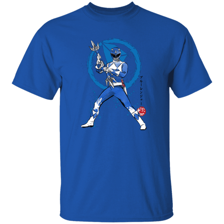 T-Shirts Royal / YXS Blue Ranger sumi-e Youth T-Shirt